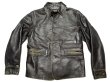 画像1: Double RL(RRL) Leather Carcoat ダブルアールエル ムーアハウス カウハイド JK (1)