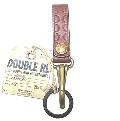 画像1: Double RL(RRL) Leather Key Ring ダブルアールエル ベルト用 キーリング