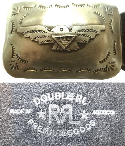 画像3: Double RL(RRL) Thunderbird Buckle Belt  ダブルアールエル ベルト メキシコ製 