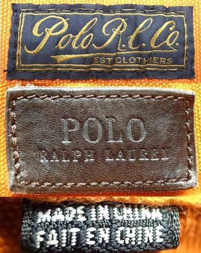 画像3: POLO Ralph Lauren Duck Shoulder Bag  ポロ オレンジ・ダック本革ショルダー