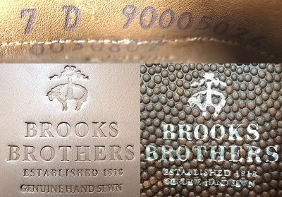 画像3: BROOKS BROTHERS Duke Brown Grain Beefroll Made by Allen Edmonds USA製