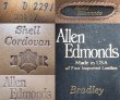 画像5: Allen Edmonds Bradley Burgundy CORDOVAN V-TIP コードバン USA製 箱付 #3 (5)