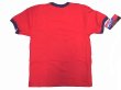画像3: Deadstock 1990'S CAMBER MAX-WEIGHT Boys リンガーTシャツ 赤 USA製 袋入 (3)