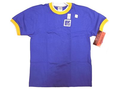 画像1: Deadstock 1990'S CAMBER MAX-WEIGHT Boys リンガーTシャツ 青 USA製 袋入