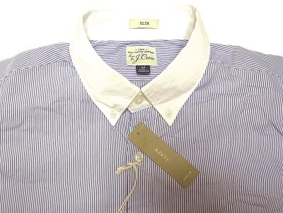 画像2: J.CREW CLERIC Stripe B.D. Shirts SLIM クレリック・ストライプ ボタン・ダウン シャツ