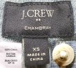 画像4: J.CREW Band-Collar Chambray Shirts Washed   ジェイ・クルー バンド・カラー #2 (4)