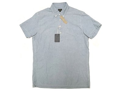画像1: J.CREW Chambray B.D. Pull-Over Shirts H/S (Japanese Fabric) ジェイ・クルー