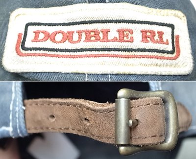 画像2: Double RL(RRL) Baseball Cap Vintage加工 ダブルアールエル キャツプ ネイビー