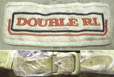 画像2: Double RL(RRL) Baseball Cap Vintage加工 ダブルアールエル キャツプ ベージュ