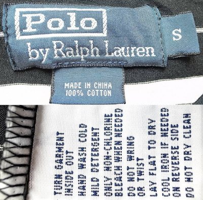 画像3: POLO Ralph Lauren Border Pocket T Vintage加工 ポロ・ラルフ ボーダー・ポケT