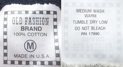画像3: Deadstock 1990'S OLD FASHION Cotton Rib-Knit Ringer T 灰×紺 USA製