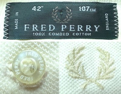 画像3: Deadstock 1990'S FRED PERRY M-3 フレッド・ペリーポロ・シャツ 生成 イギリス製
