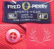 画像5: Deadstock 1990'S FRED PERRY M-3 フレッド・ペリーポロ・シャツ 赤 イギリス製 (5)