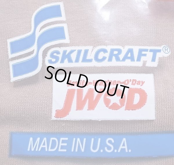 画像3: Deadstock 2003'S DSCP by SKILCRAFT US MILITARY Tee 茶 USA製 3P 袋入 (3)