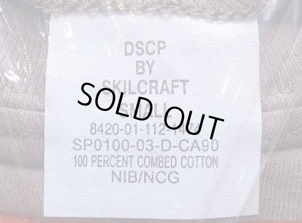 画像5: Deadstock 2003'S DSCP by SKILCRAFT US MILITARY Tee 茶 USA製 3P 袋入 (5)
