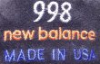 画像4: New Balance M998CBL Nylon Mesh×Suede Leather ニューバランス アメリカ製  (4)