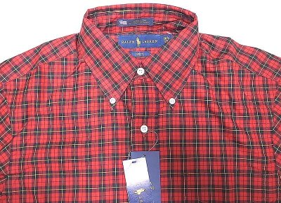 画像1: Ralph Lauren Tartan Plaid .B.D.Shirts Made in USA アメリカ製 ボタンダウン