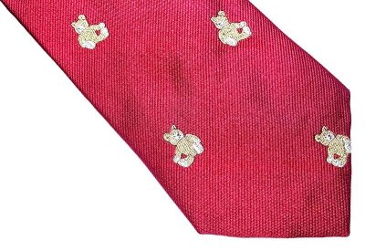 画像2: POLO Ralph Lauren Bear SILK TIE  ポロ・ベアー シルク ネクタイ イタリア製