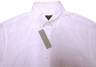 画像2: J.Crew White Cotton Lawn B.D.Shirts Wash 加工 白 ボタンダウンシャツ