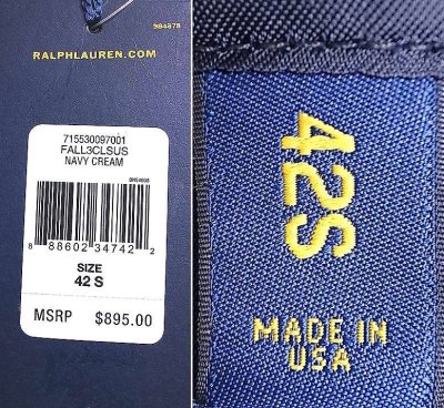 画像3: POLO Ralph Lauren Princeton Stripe JK Made in USA ポロ・ラルフ アメリカ製