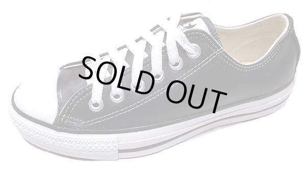 画像2: Deadstock 1990'S CONVERSE ALL STAR BLACK LEATHER 黒本革 USA製 箱付 (2)