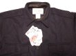 画像4: Deadstock 1990'S Melton Outer Wear メルトン CPO Shirts 紺 Made in USA (4)