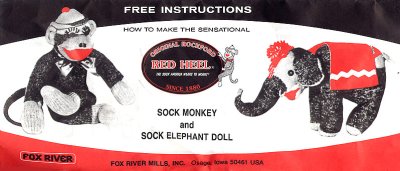 画像3: Deadstock 1990'S RED HEEL(FOX RIVER) 2pair Pack Socks ゴマ編み USA製 