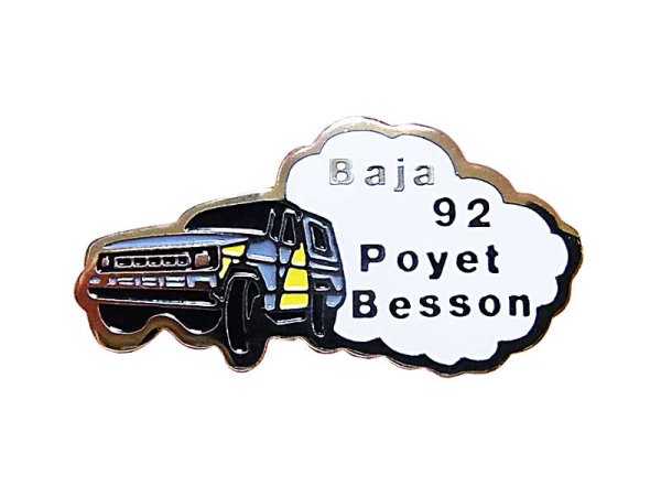 画像1: Vintage Pins（ヴィンテージ・ピンズ）#0188 "Baja 92 Poyet Besson" Pins France (1)