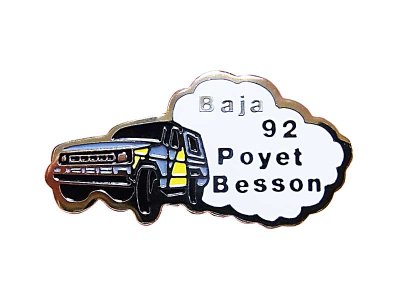 画像1: Vintage Pins（ヴィンテージ・ピンズ）#0188 "Baja 92 Poyet Besson" Pins France