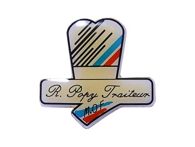 画像1: Vintage Pins（ヴィンテージ・ピンズ）#0215 "R. Popy Traiteur" Pins Made in France