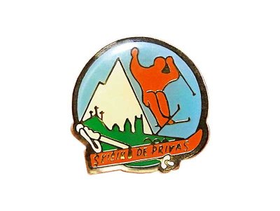 画像1: Vintage Pins（ヴィンテージ・ピンズ）#0219"SKIEIMB DE PRIVAS" Pins France