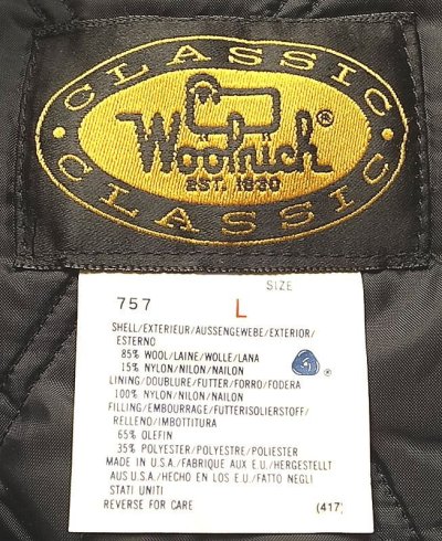 画像3: Deadstock 1980-90'S Woolrich Buffalo Plaid (赤×黒) Melton Wool JK USA製
