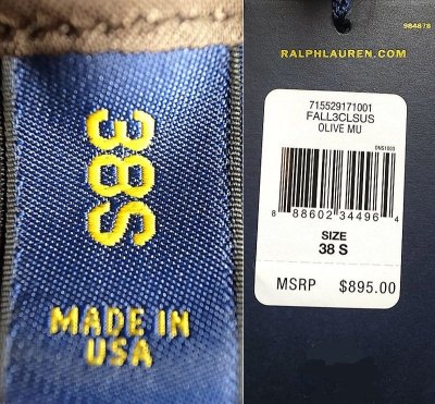 画像2: POLO Ralph Lauren Princeton Tweed JK Made in USA ポロ・ラルフ アメリカ製
