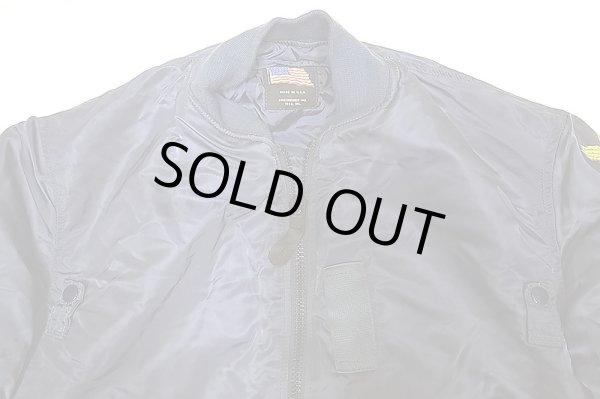 画像4: Deadstock 1993'S GREENBERIER VINTAGE MA-1 NAV グリーンブライヤー USA製 (4)