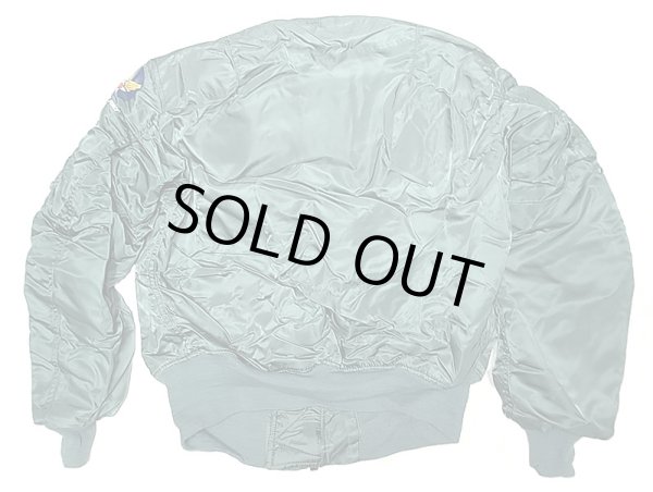 画像2: Deadstock 1993'S GREENBERIER VINTAGE MA-1 GRN グリーンブライヤー USA製 (2)