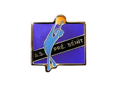 画像1: Vintage Pins（ヴィンテージ・ピンズ）#0226 "A.S. PRE BENIT"  Made in France