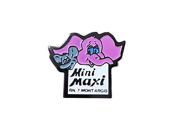 画像1: Vintage Pins（ヴィンテージ・ピンズ） #0294 1990'S "Mini Maxi"Made in France  (1)
