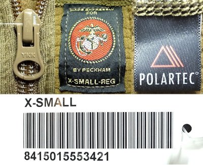 画像3: Deadstock USMC Polartec®Power Dry® Pull-Over Shirts  Coyote XS PECKHAM 