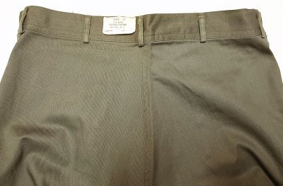 画像2: Deadstock 1940'S US.NAVAL CLOTHING FACTORY Utility Trousers CHL W30