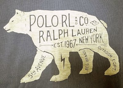 画像2: POLO RALPH LAUREN BEAR Tee ポロラルフ シロクマ Tシャツ 紺 Vintage加工