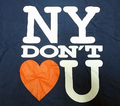 画像2: K.i.d. NY DON'T LOVE U Tee-Shirts 100% COTTON 【New York Don't Love You】
