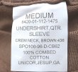 画像4: Deadstock 1996'S US.ARMY Brown Crew Neck Tシャツ コヨーテ・ブラウン size:M (4)