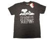 画像1: PEANUTS"I'D RATHER BE SLEEPING" ピーナッツ 灰杢 スヌーピーTシャツ  (1)