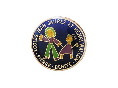 画像1: Vintage Pins（ヴィンテージ・ピンズ） #0357 "ECOLES JEAN JAURES" FRANCE