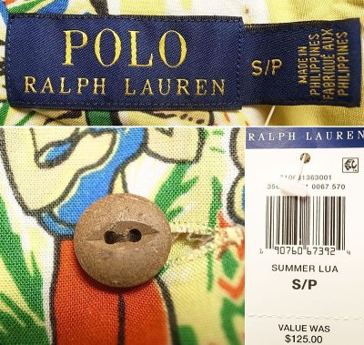 画像3: POLO Ralph Lauren Hawaiian Shirts "SUMMER LUA" ポロ・ラルフ ハワイアン