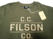 画像3: Filson Graphic Tee "C.C. FILSON CO" Otter Green フィルソンTee #1 USA製 (3)