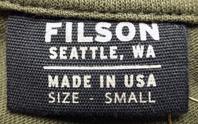 画像3: Filson Graphic Tee "C.C. FILSON CO" Otter Green フィルソンTee #1 USA製