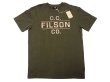画像1: Filson Graphic Tee "C.C. FILSON CO" Otter Green フィルソンTee #1 USA製 (1)