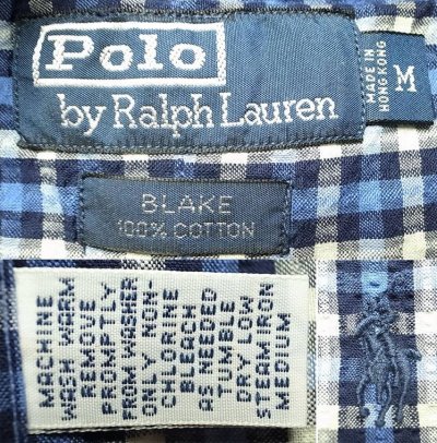 画像3: POLO Ralph Lauren BLAKE Plaid H/S B.D.Shirts ラルフ チェック柄 半袖 BDシャツ#2