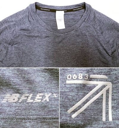 画像2: New balance x J.Crew 0683 NB DRY FLEX L/S 3D Stretch Reflect Shirts BlueGray 